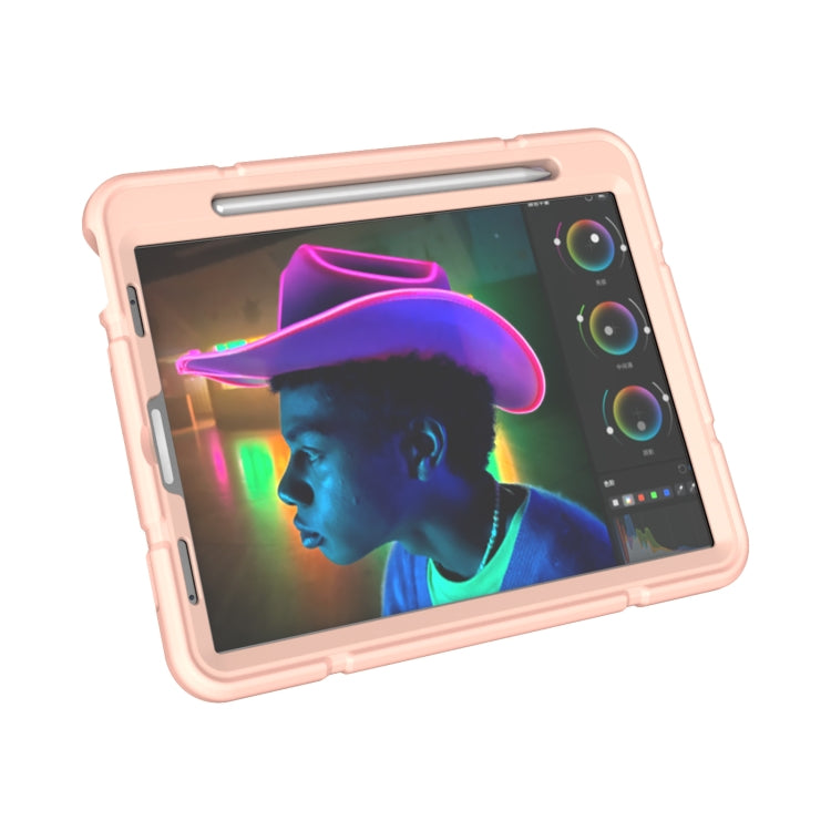 For iPad Pro 11 2022 / 2021 / 2020 Armor Holder Silicone Hybrid PC Tablet Case