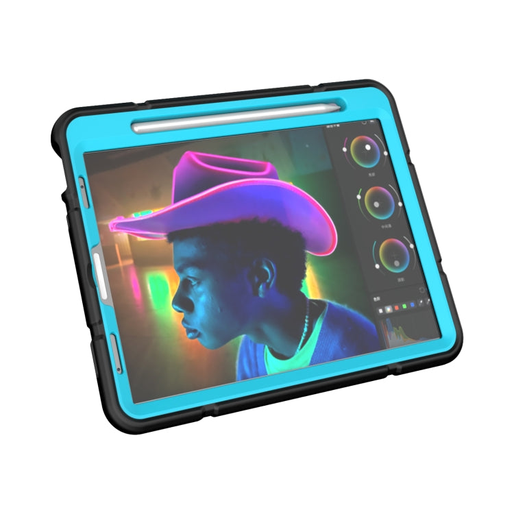 For iPad Pro 11 2022 / 2021 / 2020 Armor Holder Silicone Hybrid PC Tablet Case