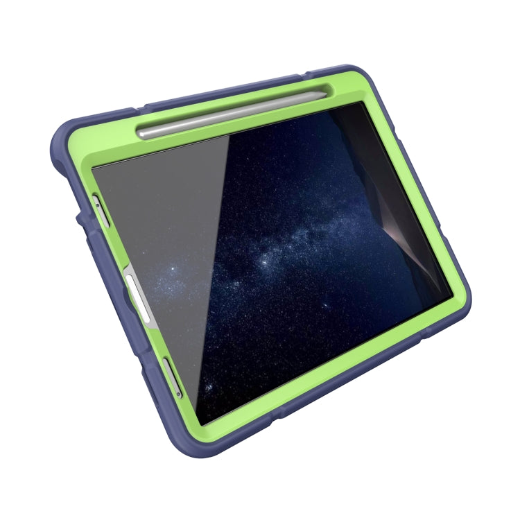 For iPad Pro 11 2022 / 2021 / 2020 Armor Holder Silicone Hybrid PC Tablet Case
