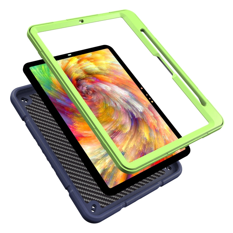 For iPad Pro 11 2022 / 2021 / 2020 Armor Holder Silicone Hybrid PC Tablet Case
