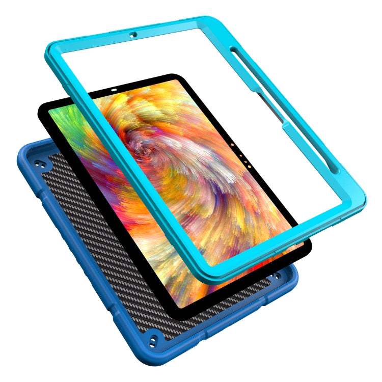 For iPad Pro 11 2022 / 2021 / 2020 Armor Holder Silicone Hybrid PC Tablet Case