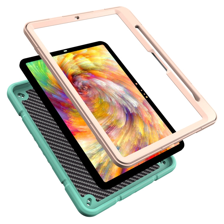 For iPad Pro 11 2025 / 2024 Armor Holder Silicone Hybrid PC Tablet Case