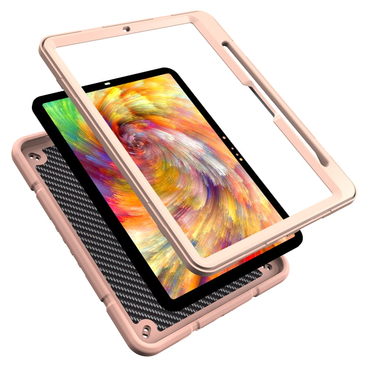 For iPad Pro 11 2025 / 2024 Armor Holder Silicone Hybrid PC Tablet Case