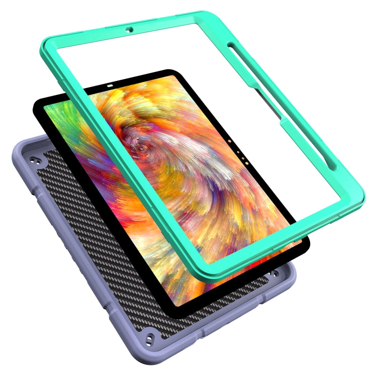 For iPad Pro 11 2025 / 2024 Armor Holder Silicone Hybrid PC Tablet Case