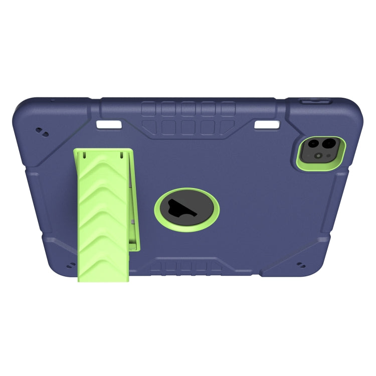 For iPad Pro 11 2025 / 2024 Armor Holder Silicone Hybrid PC Tablet Case