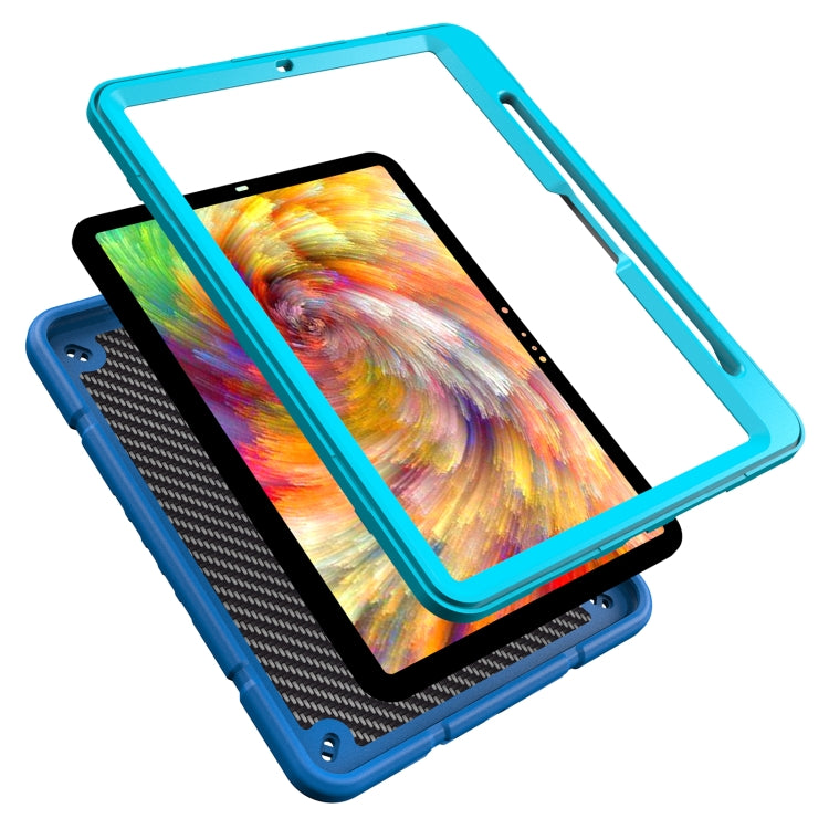 For iPad Pro 11 2025 / 2024 Armor Holder Silicone Hybrid PC Tablet Case