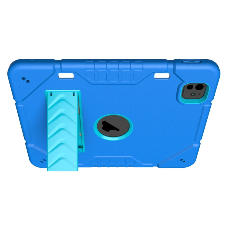 For iPad Pro 11 2025 / 2024 Armor Holder Silicone Hybrid PC Tablet Case