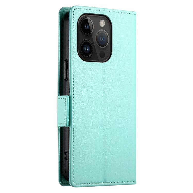 For iPhone 14 Pro Side Buckle Magnetic Frosted Leather Phone Case