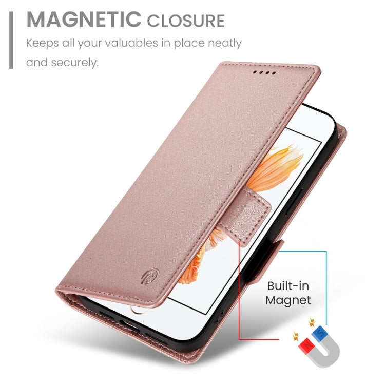 For iPhone SE 2022 / SE 2020 / 8 Side Buckle Magnetic Frosted Leather Phone Case
