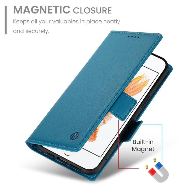 For iPhone SE 2022 / SE 2020 / 8 Side Buckle Magnetic Frosted Leather Phone Case