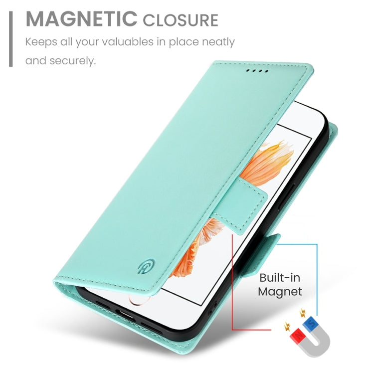 For iPhone SE 2022 / SE 2020 / 8 Side Buckle Magnetic Frosted Leather Phone Case