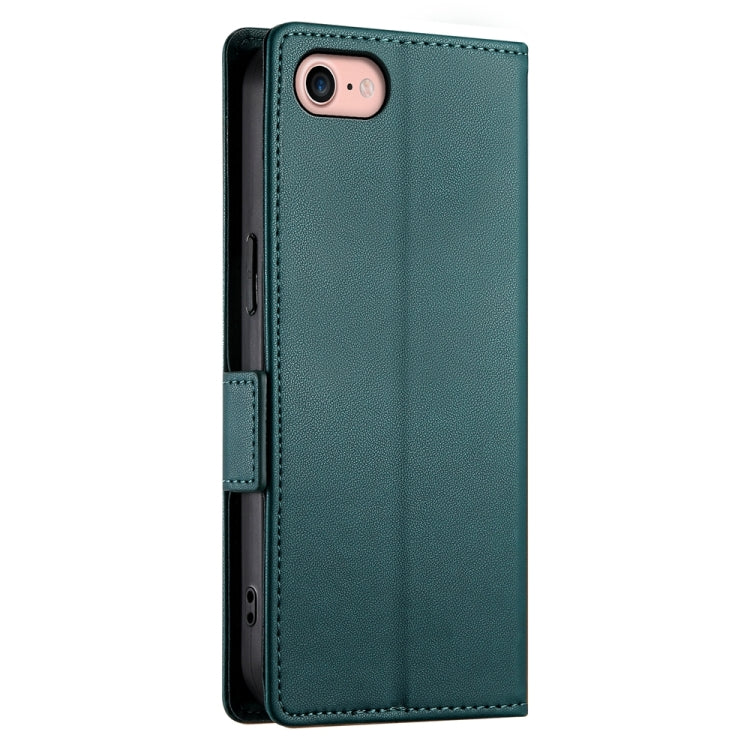 For iPhone SE 2022 / SE 2020 / 8 Side Buckle Magnetic Frosted Leather Phone Case