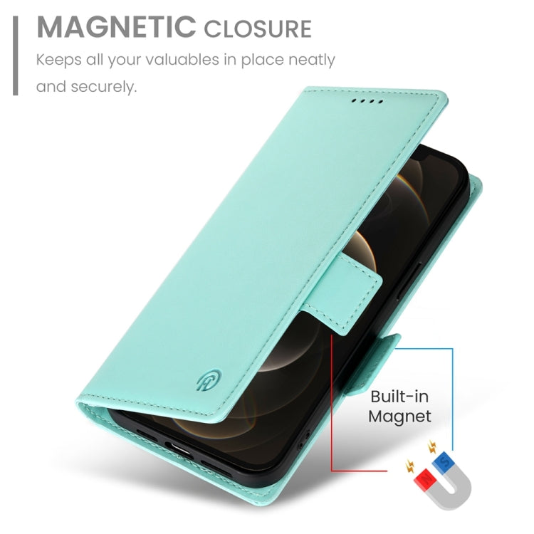 For iPhone 12 Pro Max Side Buckle Magnetic Frosted Leather Phone Case