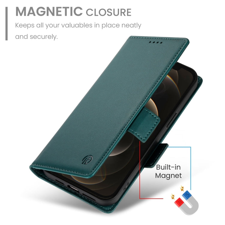 For iPhone 12 Pro Max Side Buckle Magnetic Frosted Leather Phone Case