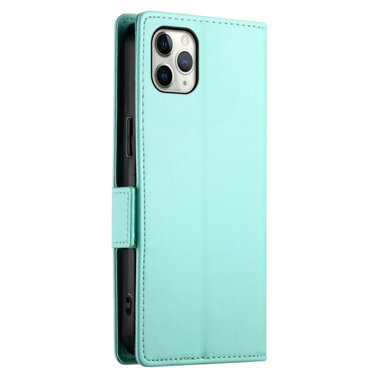 For iPhone 11 Pro Max Side Buckle Magnetic Frosted Leather Phone Case