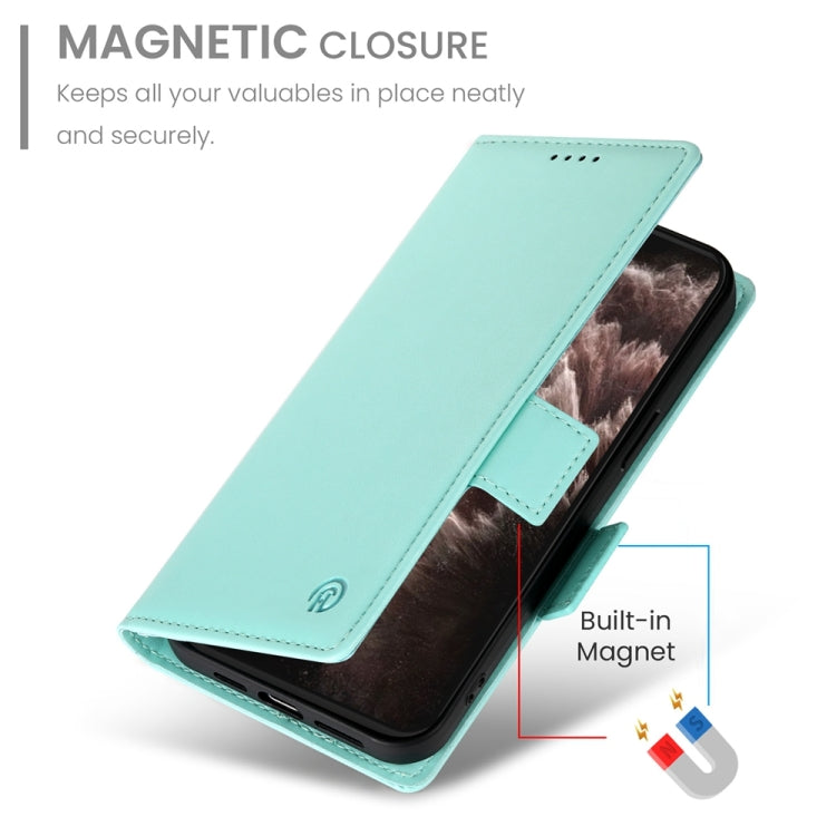 For iPhone 11 Pro Max Side Buckle Magnetic Frosted Leather Phone Case