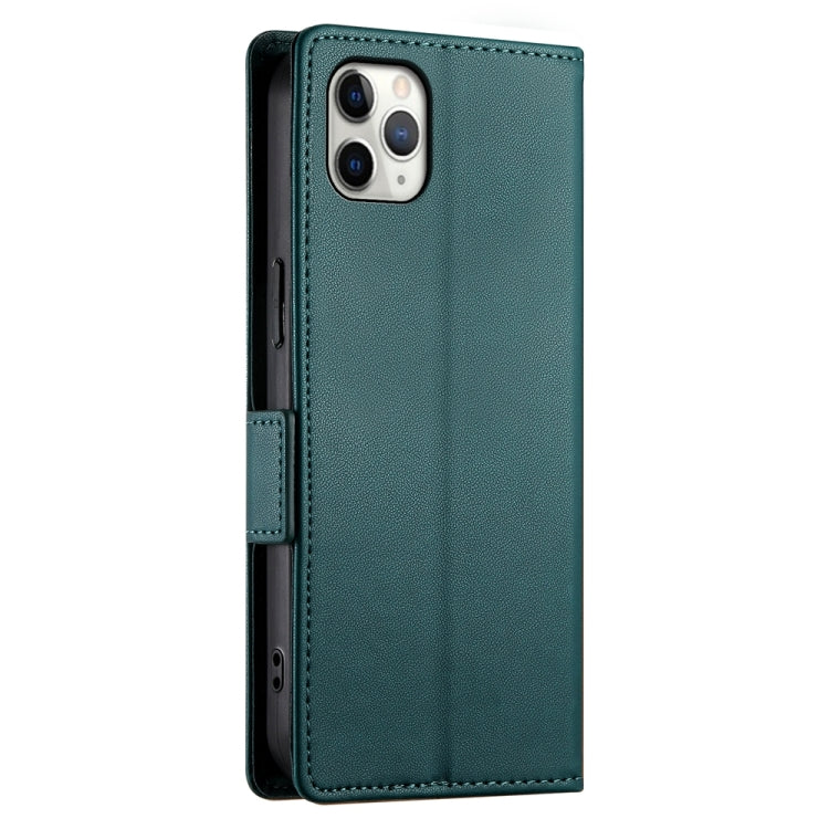 For iPhone 11 Pro Max Side Buckle Magnetic Frosted Leather Phone Case