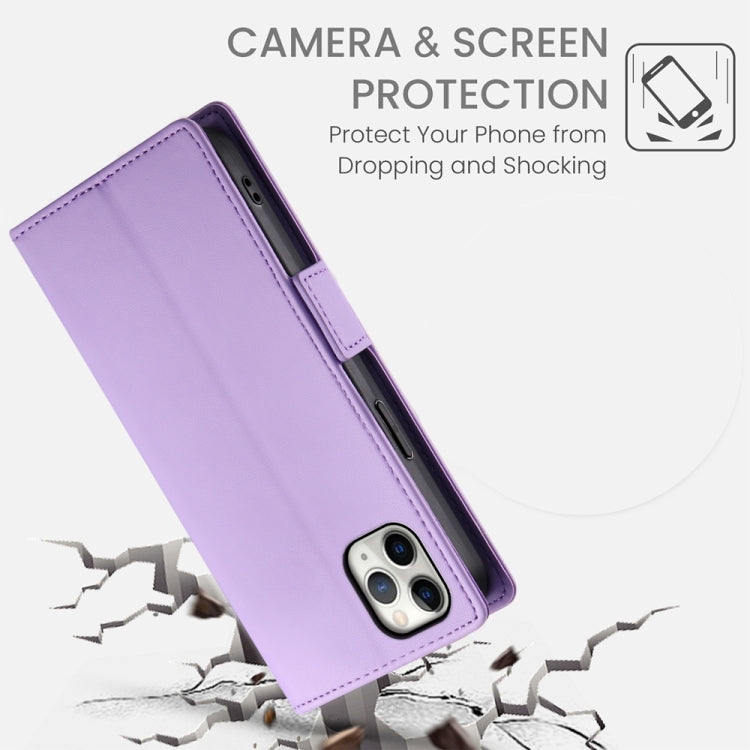 For iPhone 11 Pro Max Side Buckle Magnetic Frosted Leather Phone Case