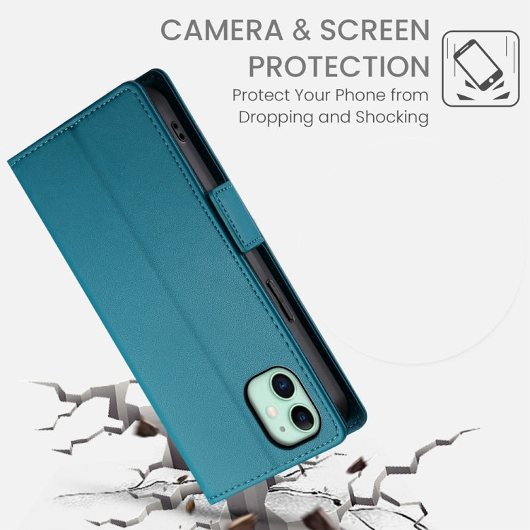 For iPhone 11 Side Buckle Magnetic Frosted Leather Phone Case