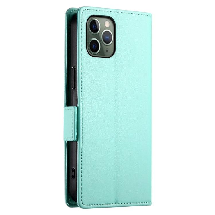For iPhone 11 Pro Side Buckle Magnetic Frosted Leather Phone Case