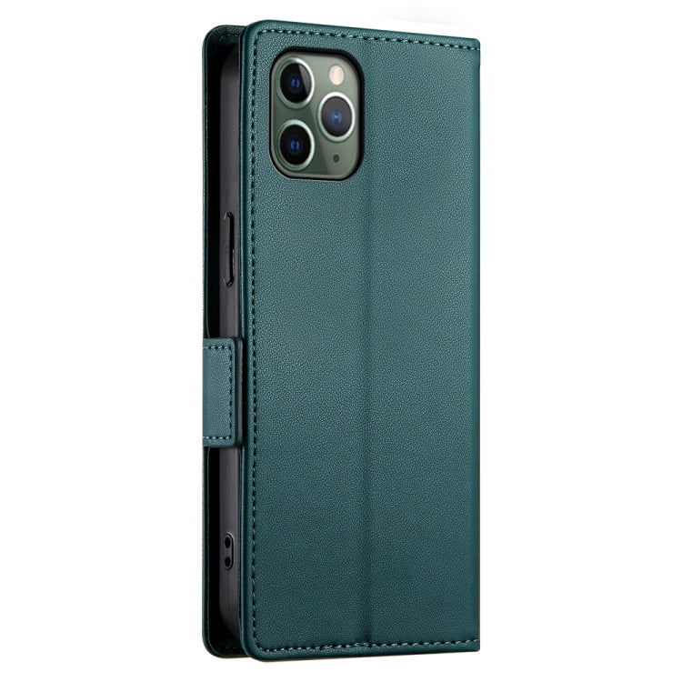 For iPhone 11 Pro Side Buckle Magnetic Frosted Leather Phone Case