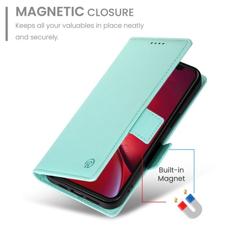 For iPhone X / XS Side Buckle Magnetic Frosted Leather Phone Case