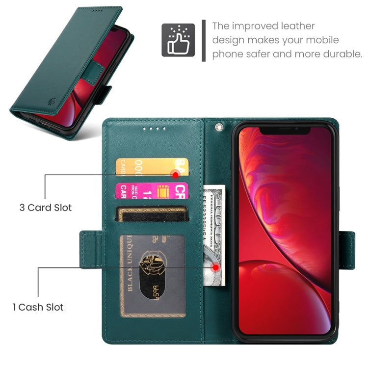 For iPhone X / XS Side Buckle Magnetic Frosted Leather Phone Case