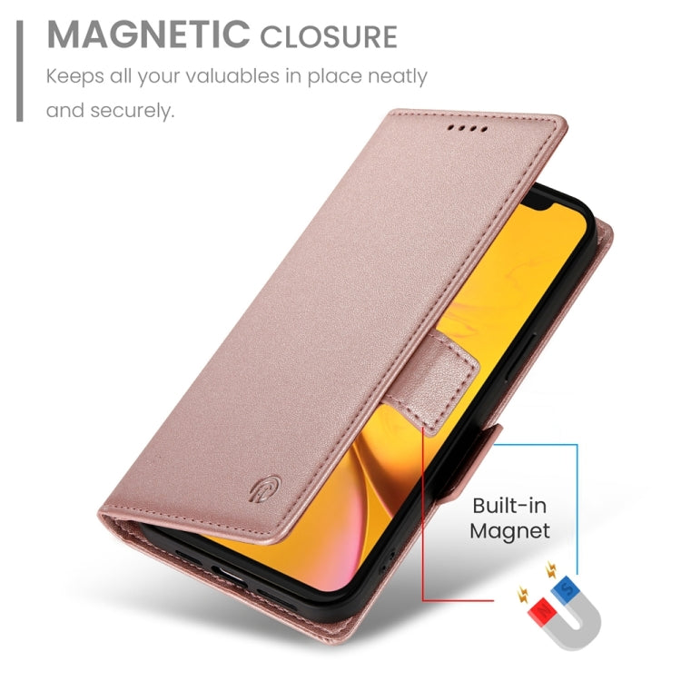 For iPhone XR Side Buckle Magnetic Frosted Leather Phone Case