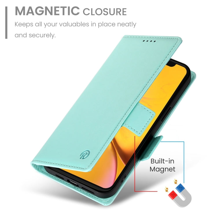 For iPhone XR Side Buckle Magnetic Frosted Leather Phone Case