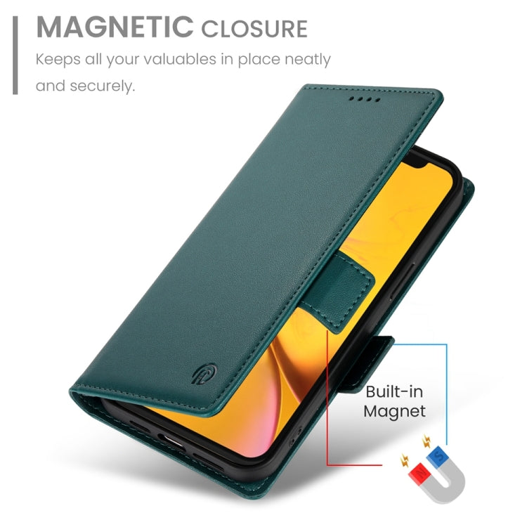 For iPhone XR Side Buckle Magnetic Frosted Leather Phone Case