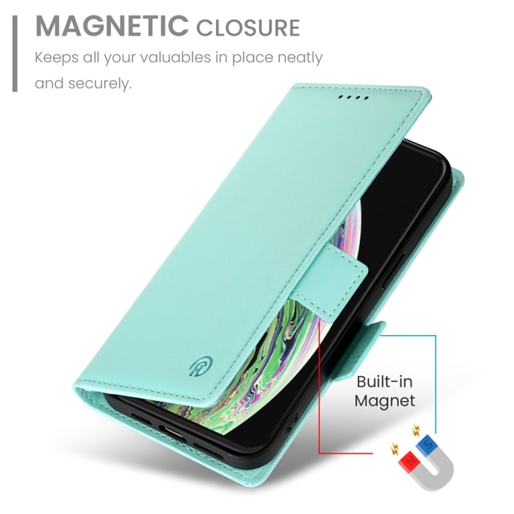 For iPhone XS Max Side Buckle Magnetic Frosted Leather Phone Case