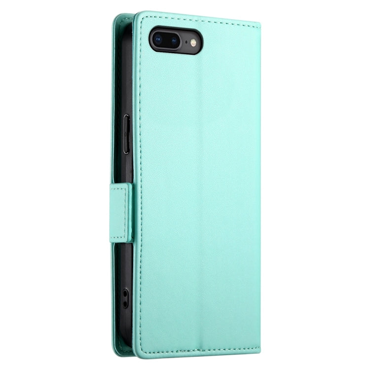 For iPhone 8 Plus / 7 Plus Side Buckle Magnetic Frosted Leather Phone Case