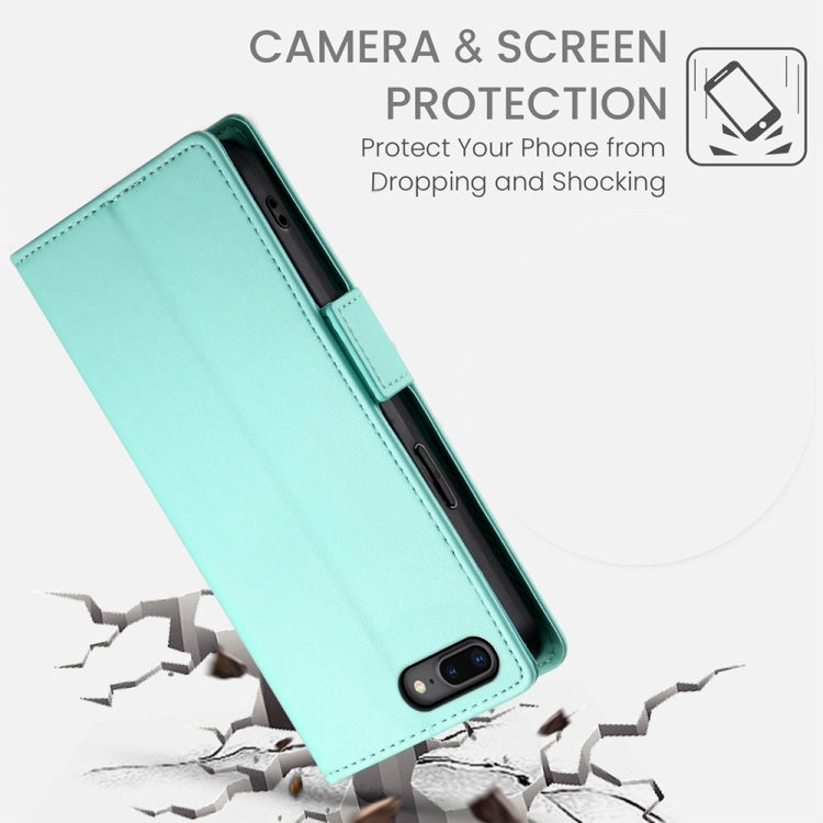 For iPhone 8 Plus / 7 Plus Side Buckle Magnetic Frosted Leather Phone Case