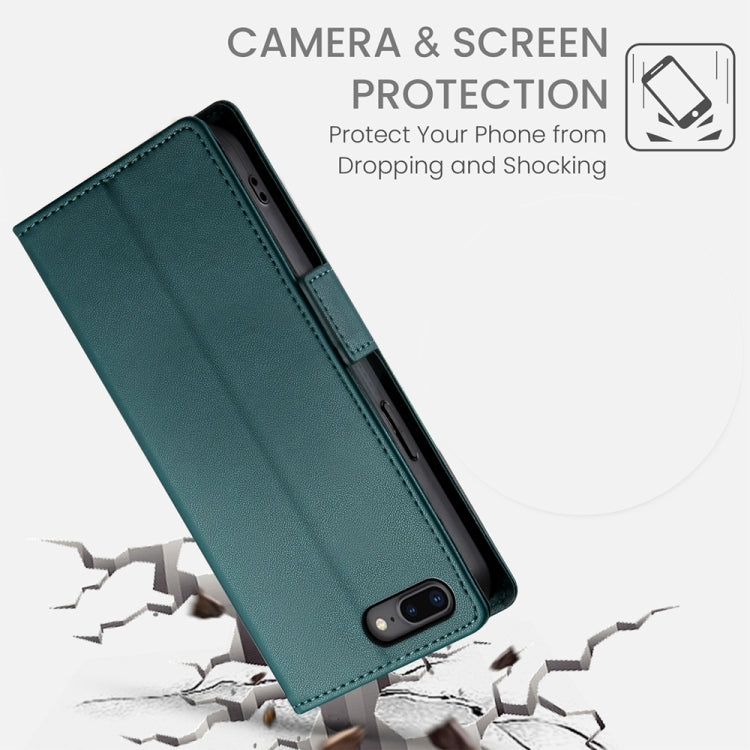 For iPhone 8 Plus / 7 Plus Side Buckle Magnetic Frosted Leather Phone Case