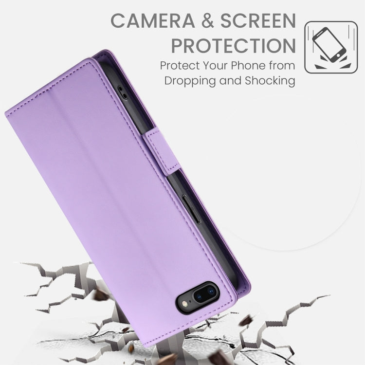 For iPhone 8 Plus / 7 Plus Side Buckle Magnetic Frosted Leather Phone Case