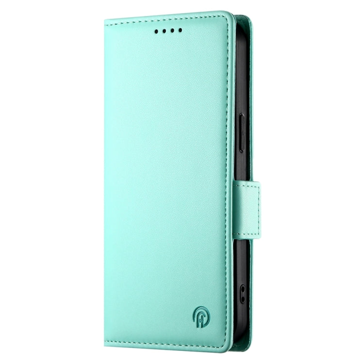 For iPhone 17e / 16e Side Buckle Magnetic Frosted Leather Phone Case