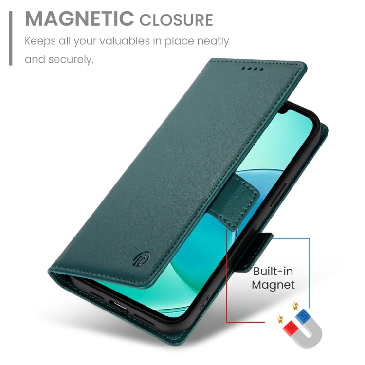 For iPhone 17e / 16e Side Buckle Magnetic Frosted Leather Phone Case