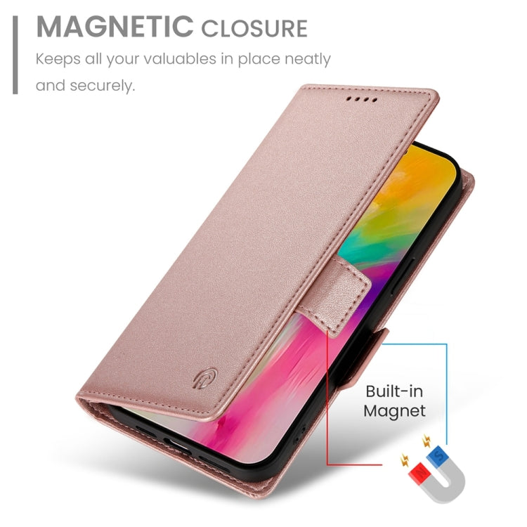 For iPhone 16 Pro Max Side Buckle Magnetic Frosted Leather Phone Case
