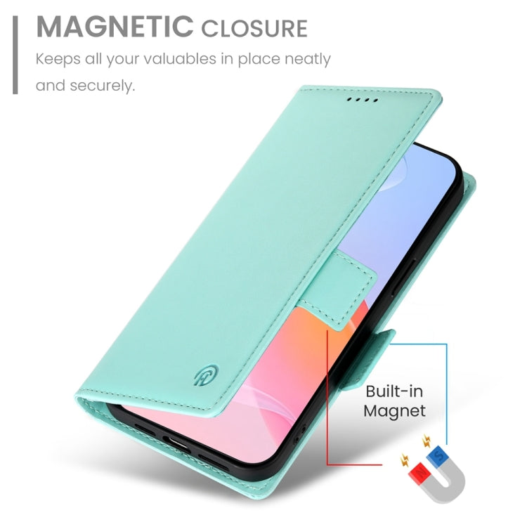 For iPhone 16 Pro Side Buckle Magnetic Frosted Leather Phone Case