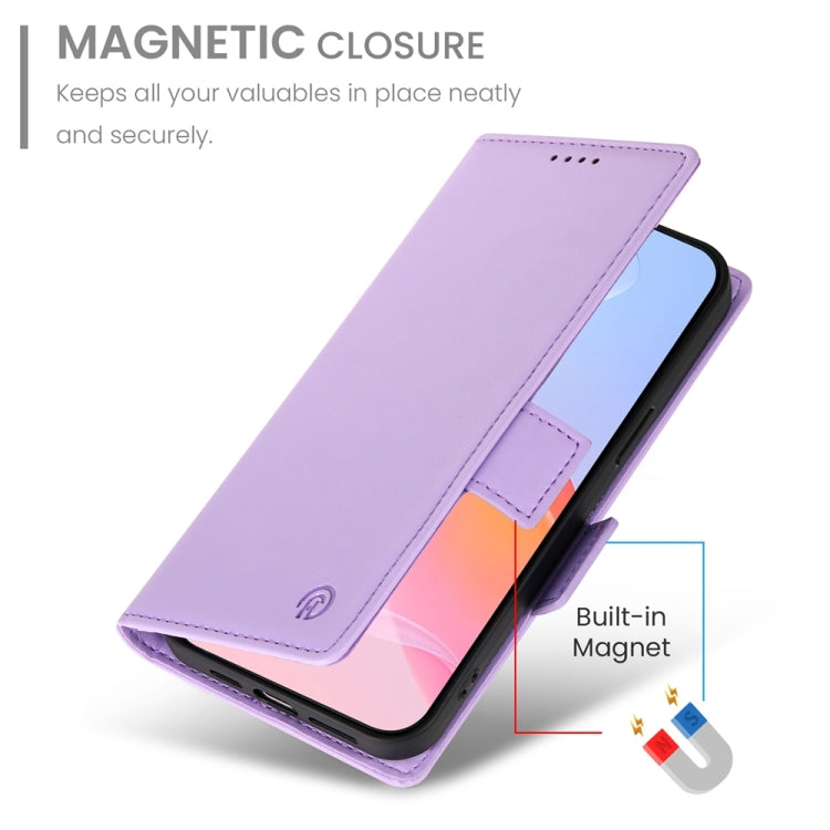 For iPhone 16 Pro Side Buckle Magnetic Frosted Leather Phone Case