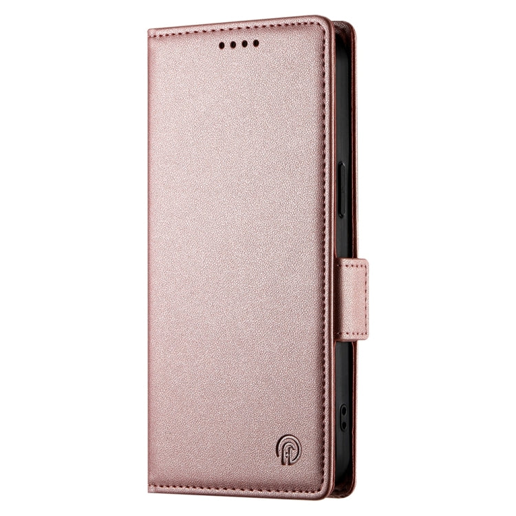 For iPhone 16 Side Buckle Magnetic Frosted Leather Phone Case