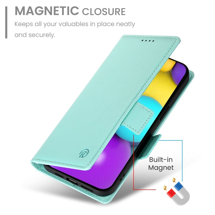 For iPhone 16 Side Buckle Magnetic Frosted Leather Phone Case