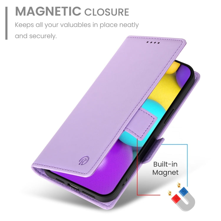 For iPhone 16 Side Buckle Magnetic Frosted Leather Phone Case