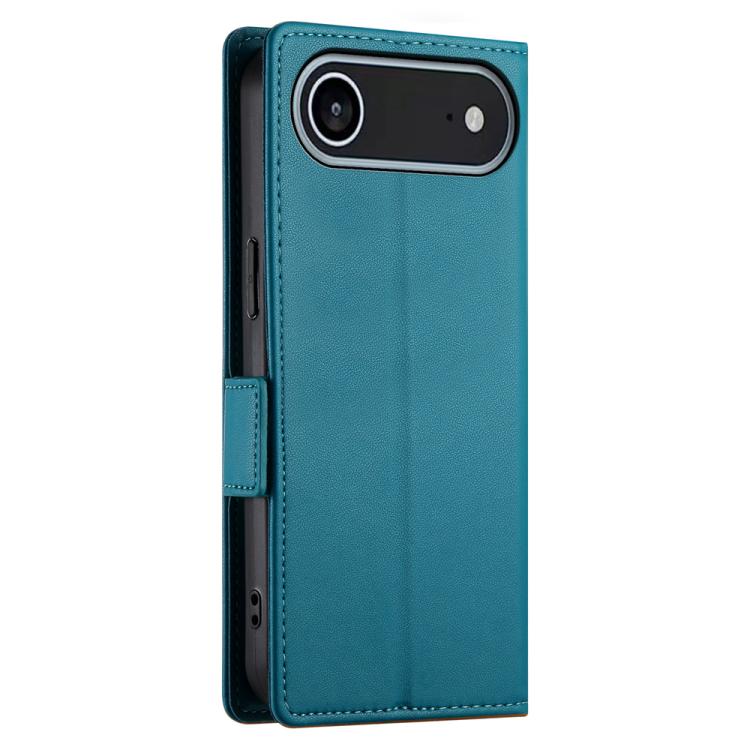 For iPhone Air Side Buckle Magnetic Frosted Leather Phone Case