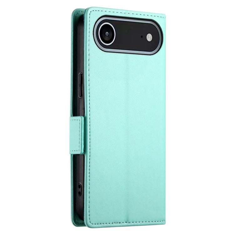 For iPhone Air Side Buckle Magnetic Frosted Leather Phone Case