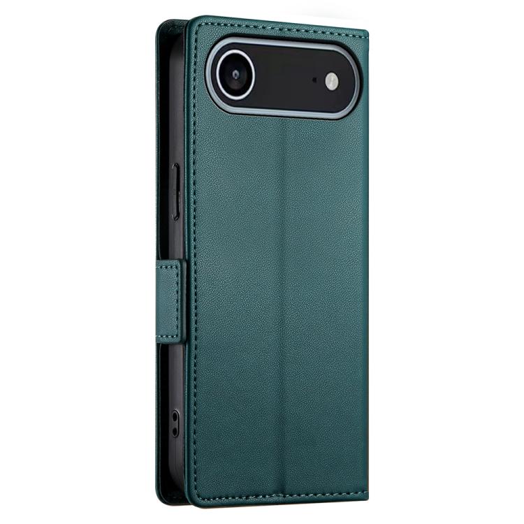 For iPhone Air Side Buckle Magnetic Frosted Leather Phone Case