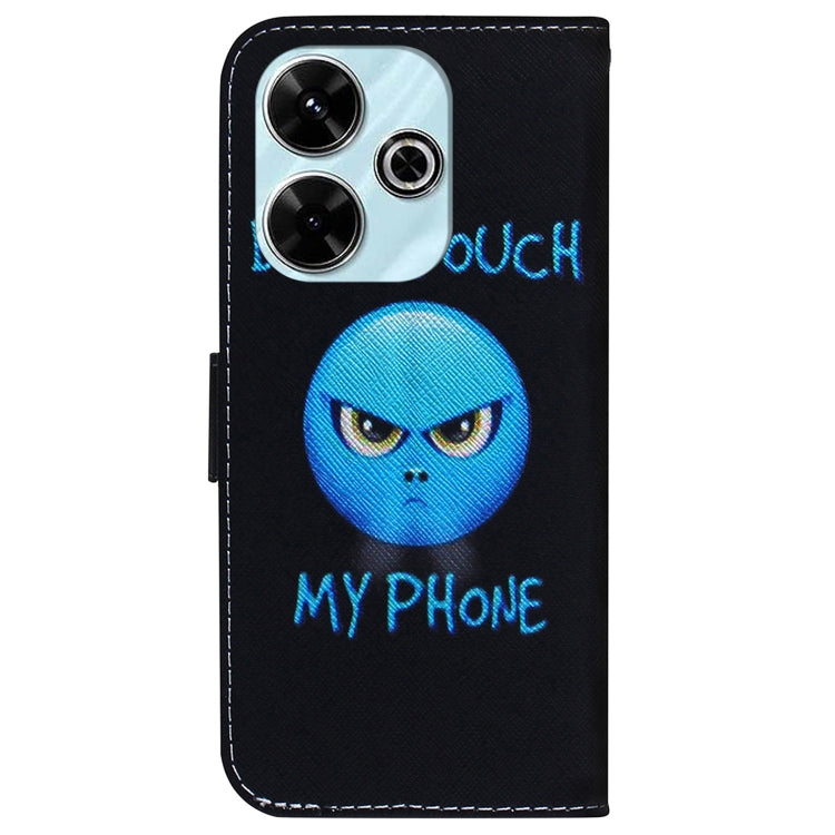 For Xiaomi Redmi 13 4G Coloured Drawing Flip Leather Phone Case