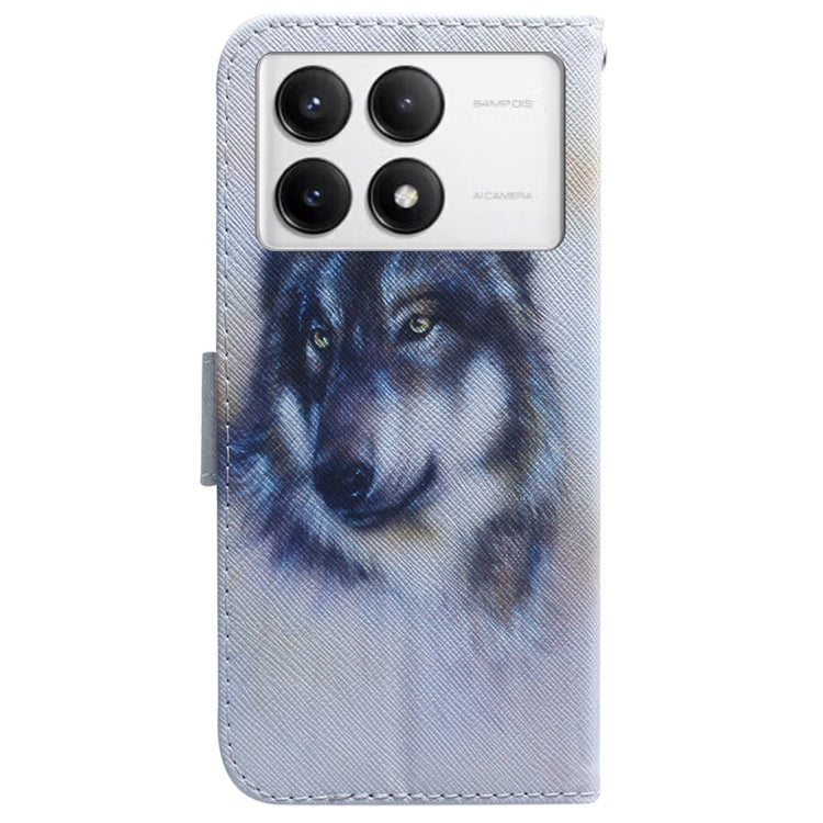 For Xiaomi Redmi K70 Pro / K70 Coloured Drawing Flip Leather Phone Case