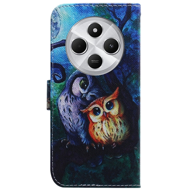 For Redmi 14C 4G Coloured Drawing Flip Leather Phone Case