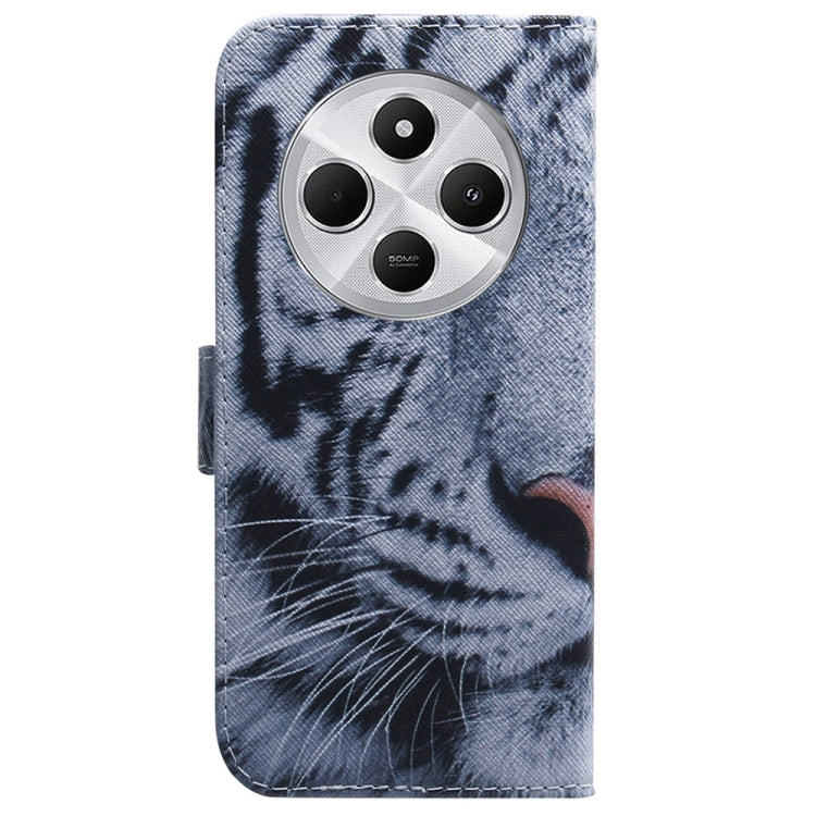 For Redmi 14C 4G Coloured Drawing Flip Leather Phone Case